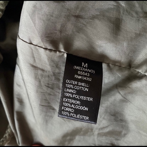 Ambiance Utility Jacket. Khaki green hooded. - Picture 8 of 11